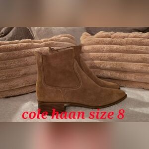 Cole Haan Women's Brown Ankle Booties